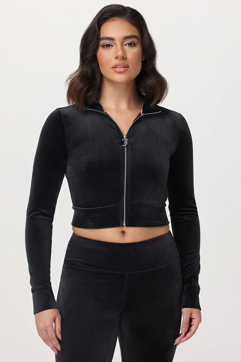 Cropped Mockneck Jacket