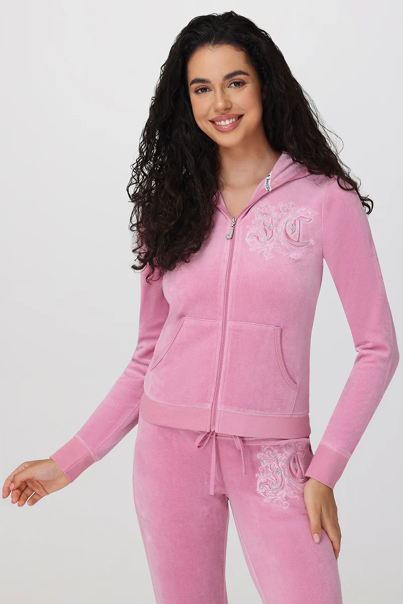 Monogram Heritage Cotton Velour Hoodie