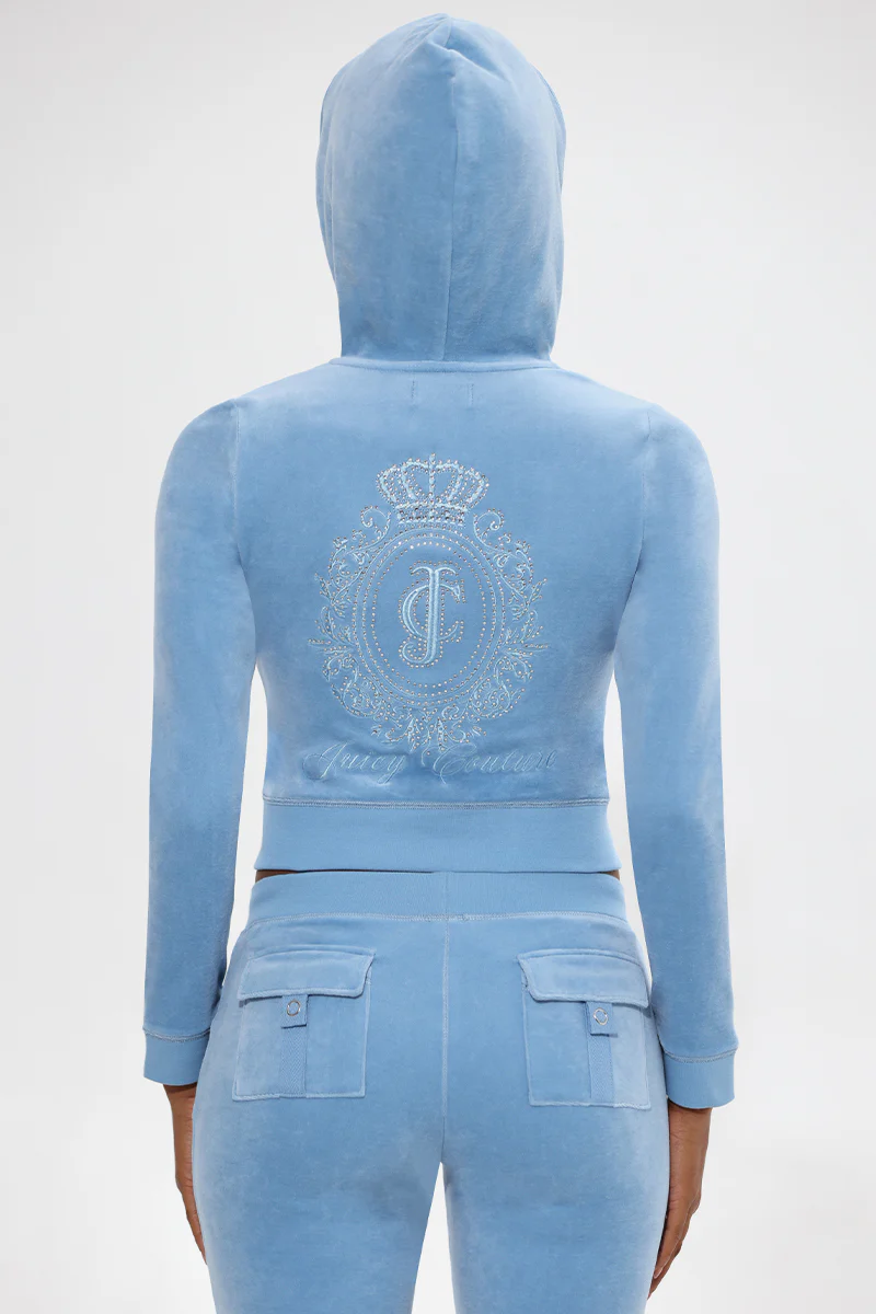 Crown Heritage Cotton Velour Hoodie