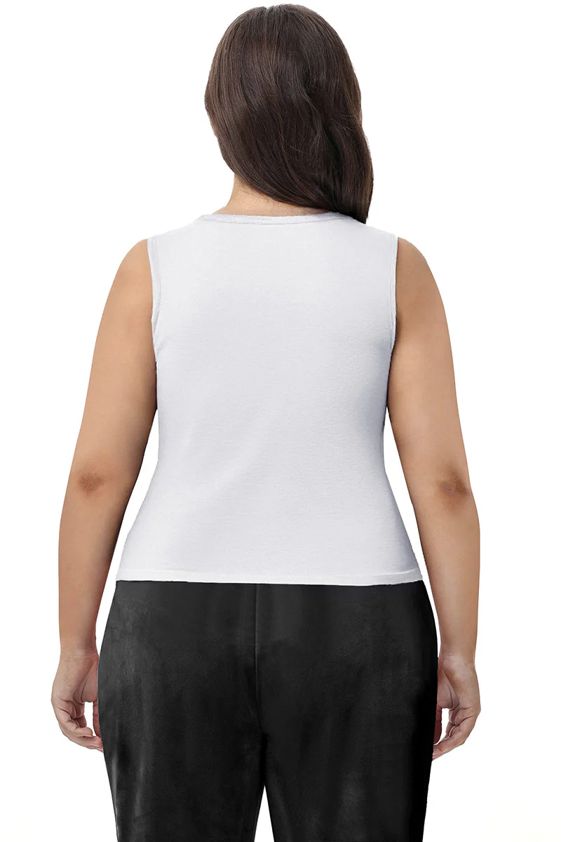 Plus-Size Big Bling Couture Tank Top