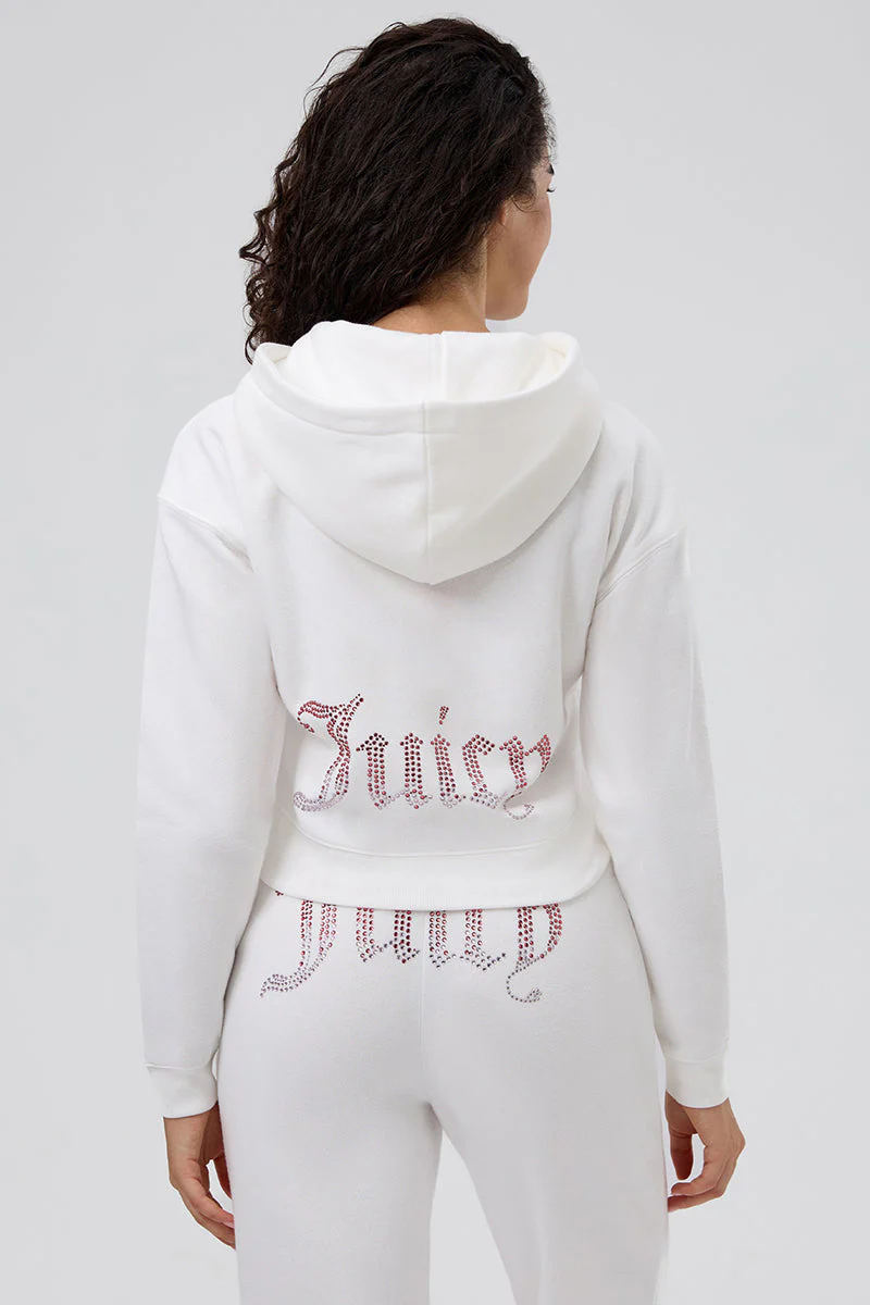 30th Birthday Ombre Fleece Cropped Hoodie