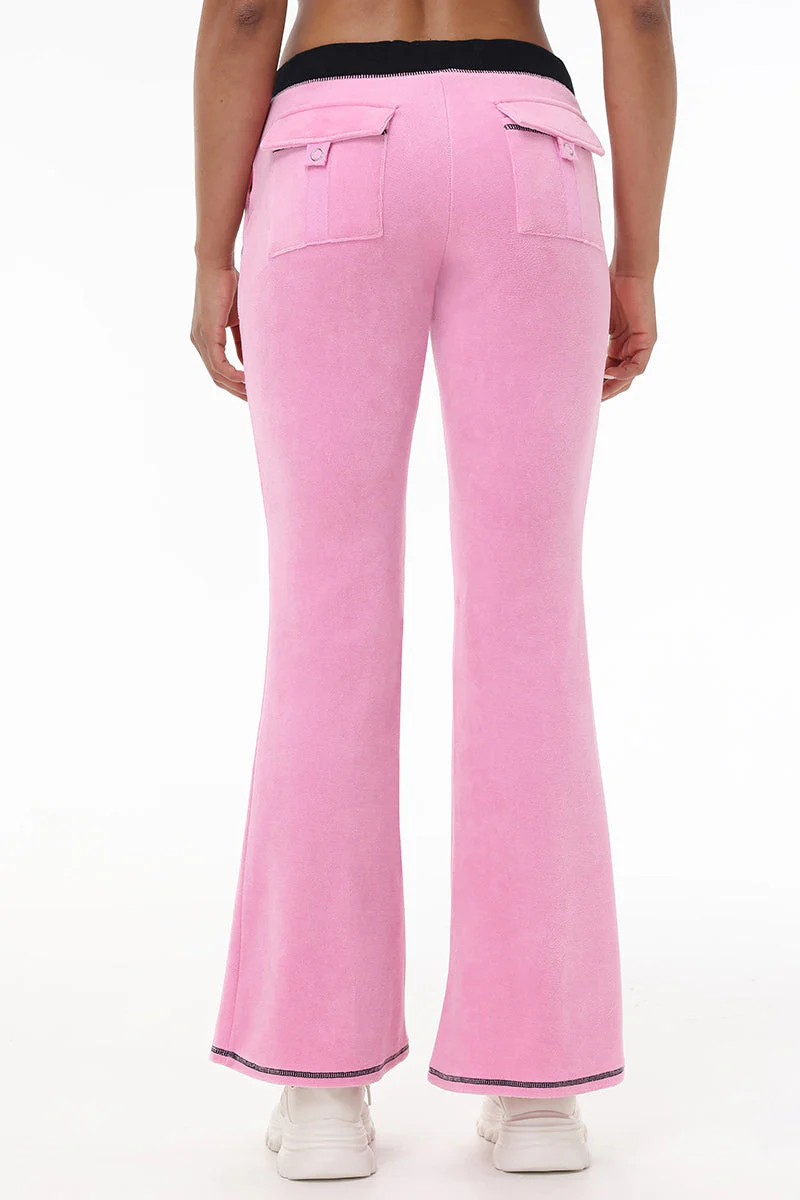 Sweetheart Cotton Velour Track Pants