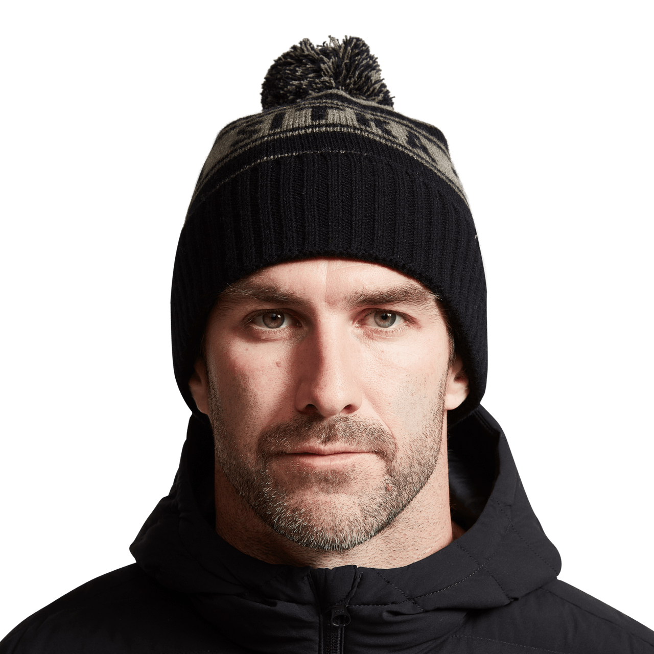 POM Cuffed Knit Beanie