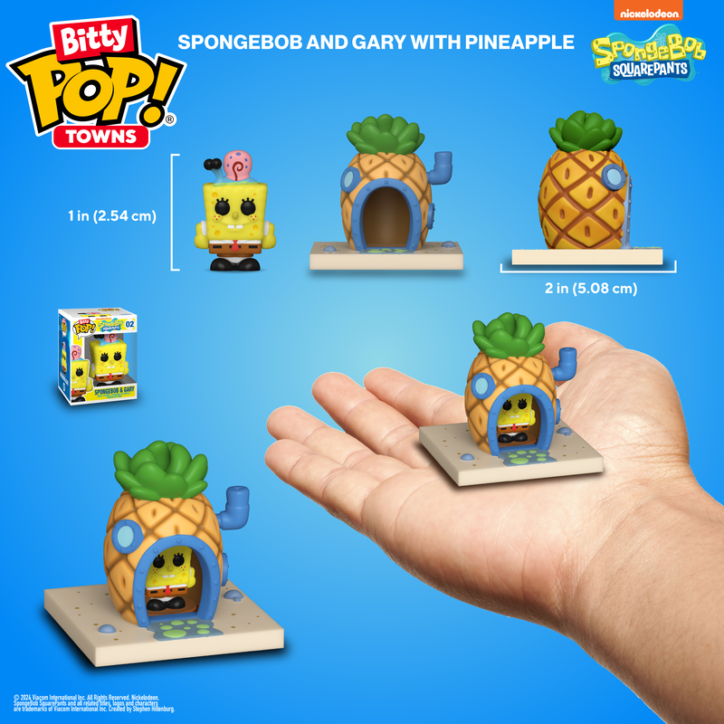 Nickelodeon Bitty Pop! Towns SpongeBob and Pineapple House