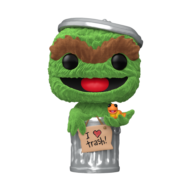 Sesame Street Pop! Oscar the Grouch (Flocked)