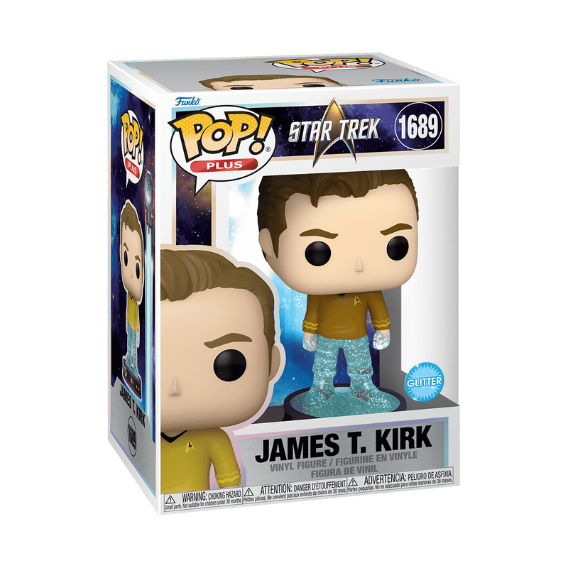 Star Trek Pop! Plus James T. Kirk (Transporter) (Glitter)