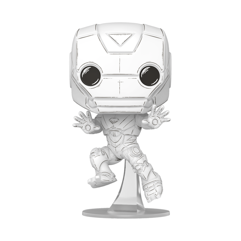 Marvel Pop! Iron Man (Sketched Deco)