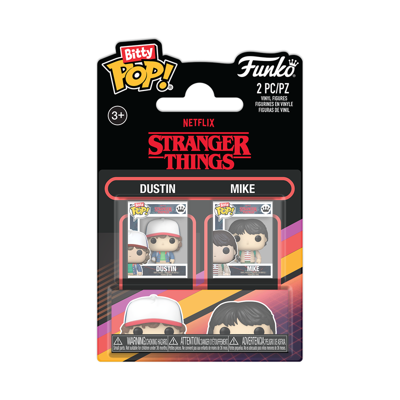 Stranger Things Bitty Pop! Dustin & Mike 2-Pack