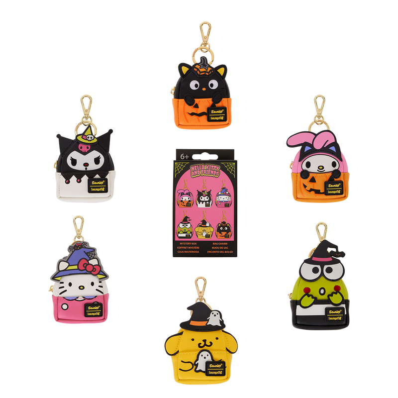 NYCC Limited Edition Hello Kitty & Friends Halloween Costume Mystery Mini Backpack Keychain Charm - Sanrio