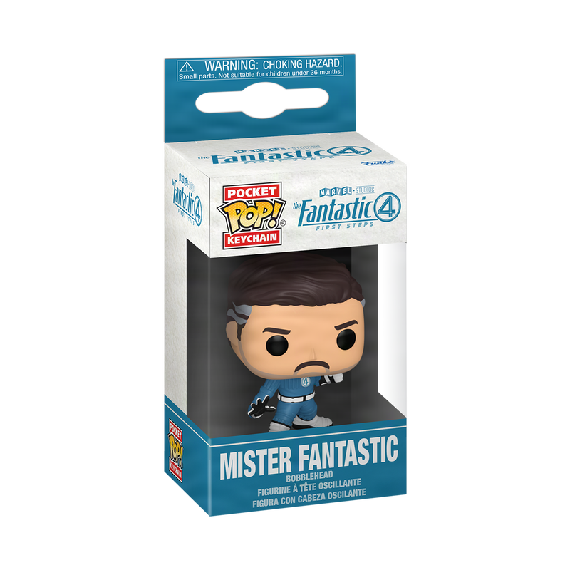 Marvel Pop! Keychain Mister Fantastic (Fantastic Four: First Steps)