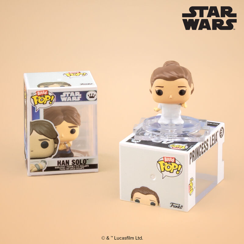 Star Wars Bitty Pop! Princess Leia & Han Solo 2-Pack
