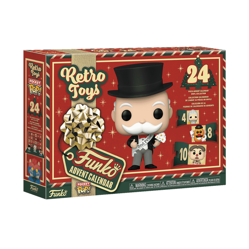 Hasbro Pocket Pop! Retro Toys 24-Day Holiday Advent Calendar