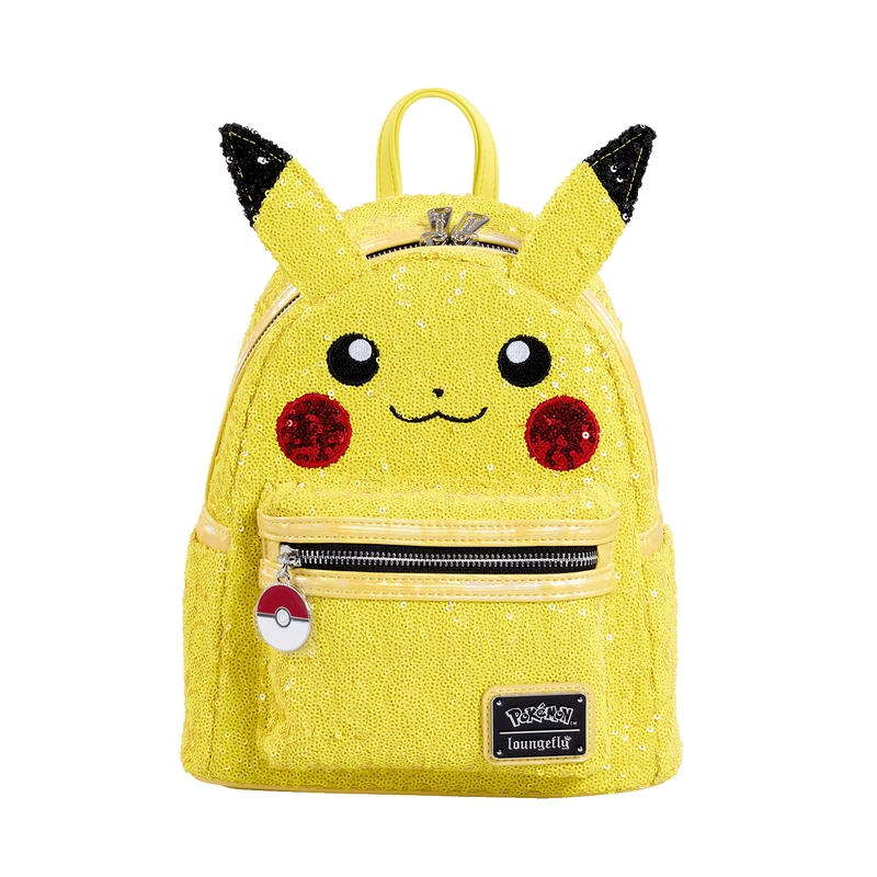 Pokémon Sequin Pikachu Cosplay Mini Backpack