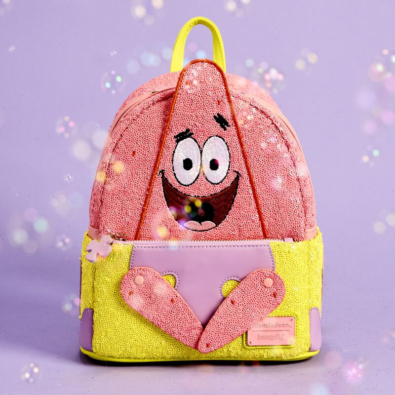 Limited Edition SpongeBob SquarePants Patrick Star Sequin Cosplay Mini Backpack