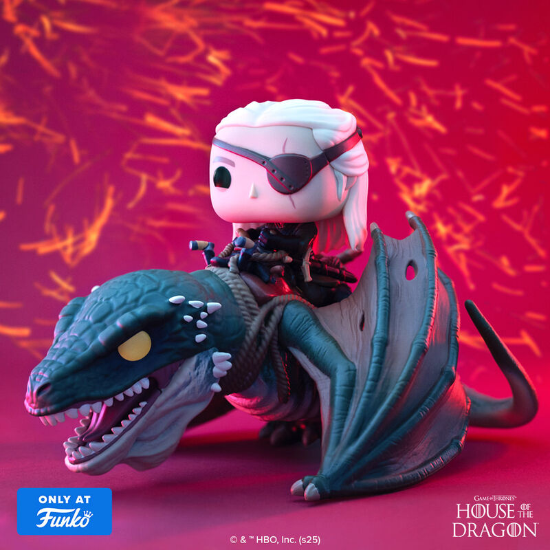 House of the Dragon Pop! Rides Deluxe Aemond Targaryen with Vhagar