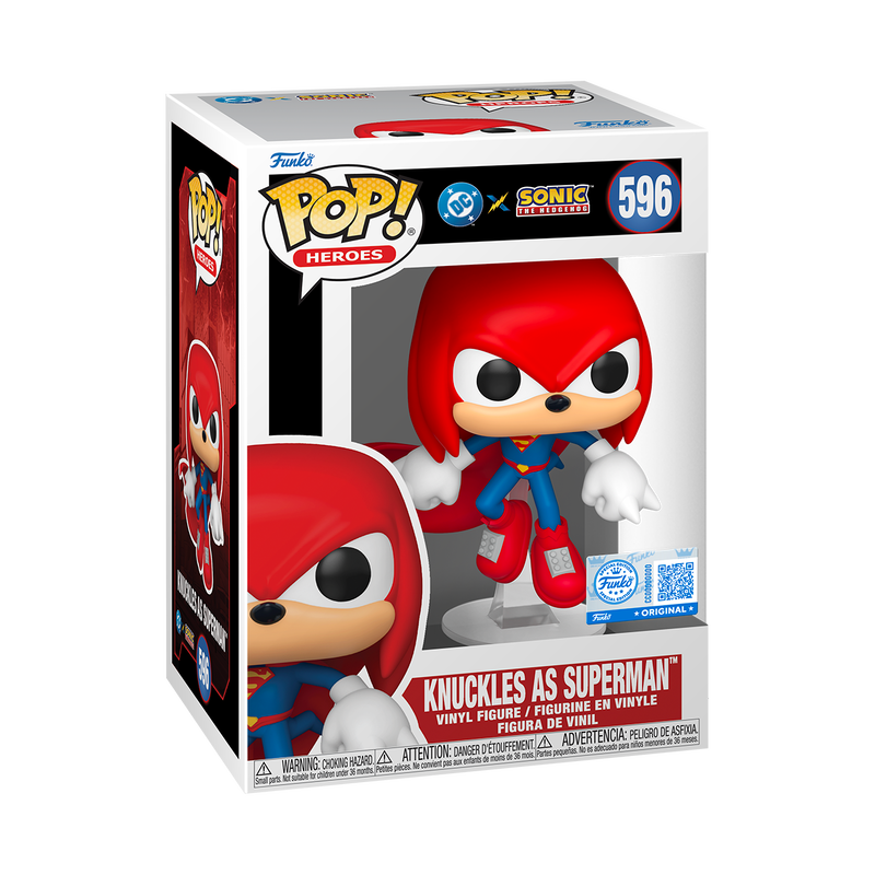 Sonic The Hedgehog Pop! Knuckles as Superman