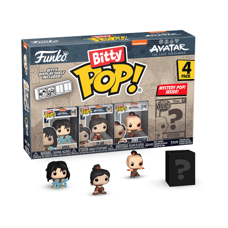Nickelodeon Bitty Pop! Avatar The Last Airbender 4-Pack Series 2