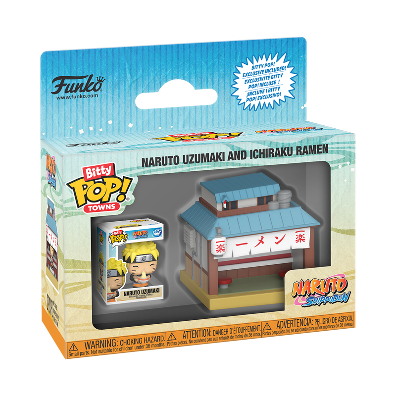 Naruto Bitty Pop! Towns Naruto Uzumaki and Ichiraku Ramen