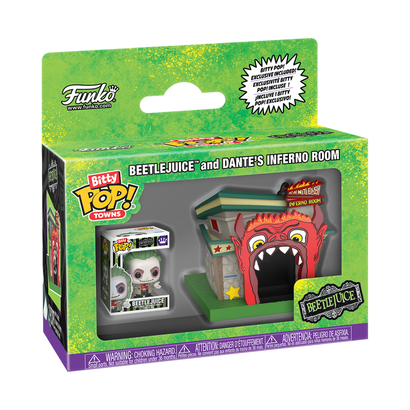 Beetlejuice Bitty Pop! Towns Beetlejuice and Dante's Inferno Room