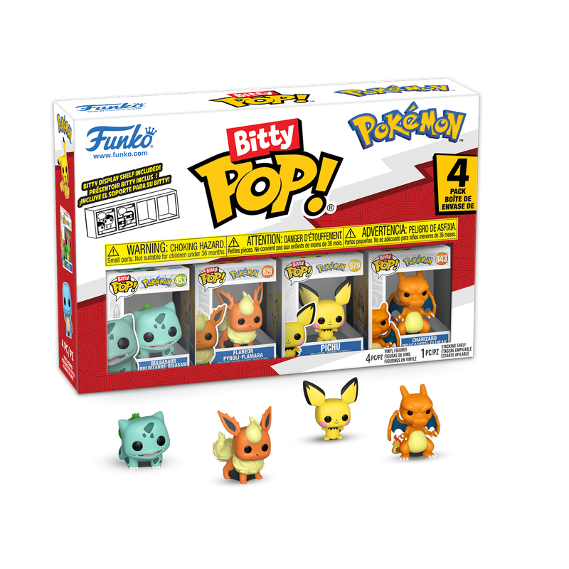 Pokémon Bitty Pop! Pokémon 4-Pack Series 3