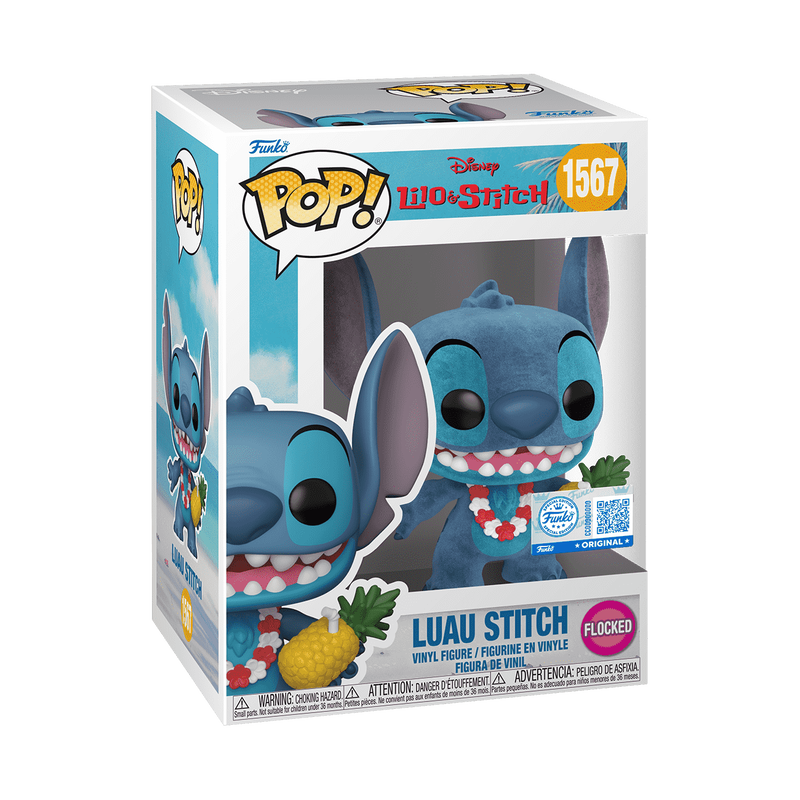 Disney Pop! Luau Stitch (Flocked)