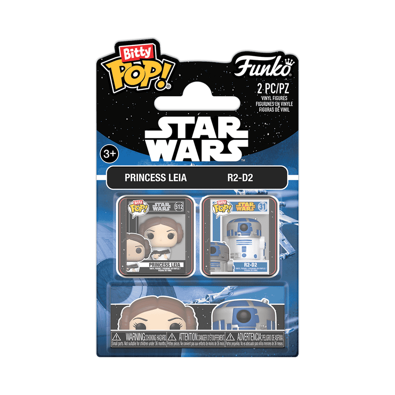 Star Wars Bitty Pop! Princess Leia & R2-D2 2-Pack