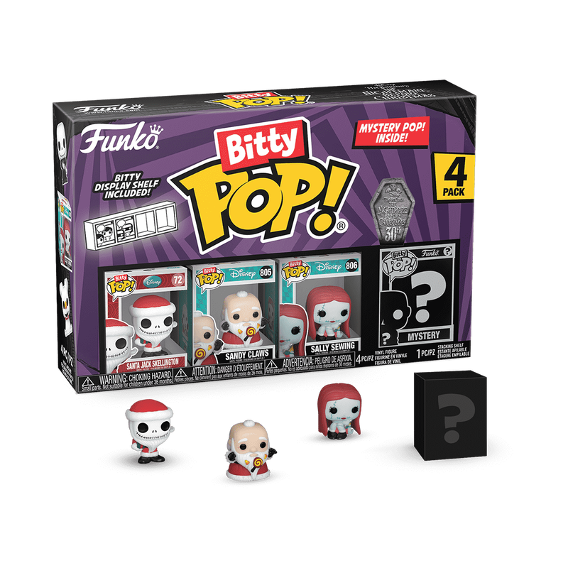 Disney Bitty Pop! The Nightmare Before Christmas 4-Pack Series 4