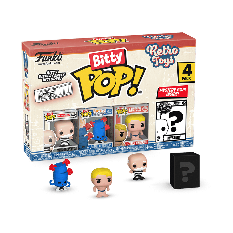 Hasbro Bitty Pop! Retro Toys Hasbro 4-Pack Series 4