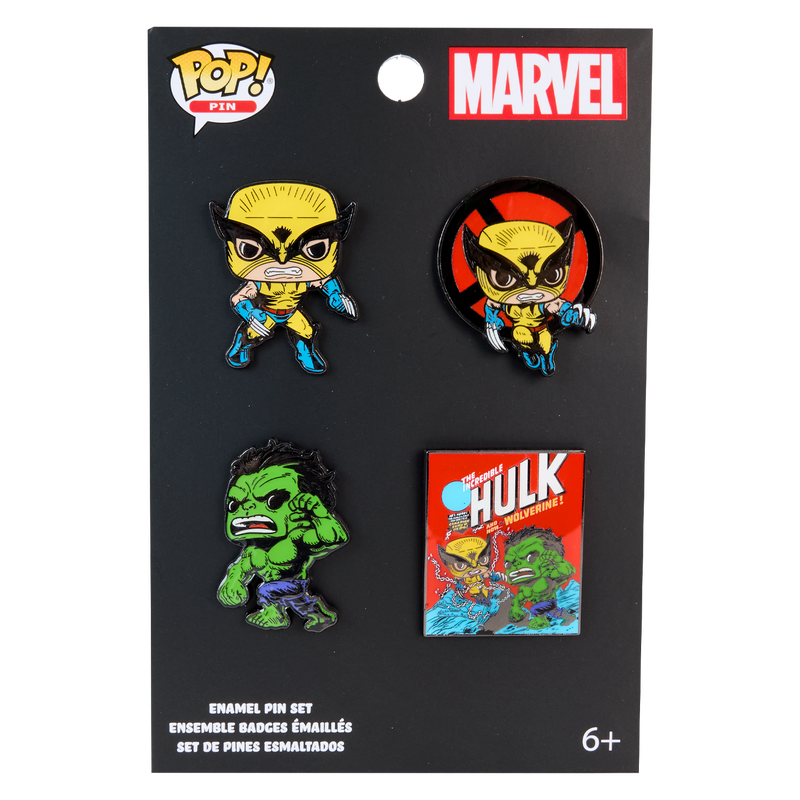 Marvel Wolverine 50th Anniversary 4-Pack Pin Set