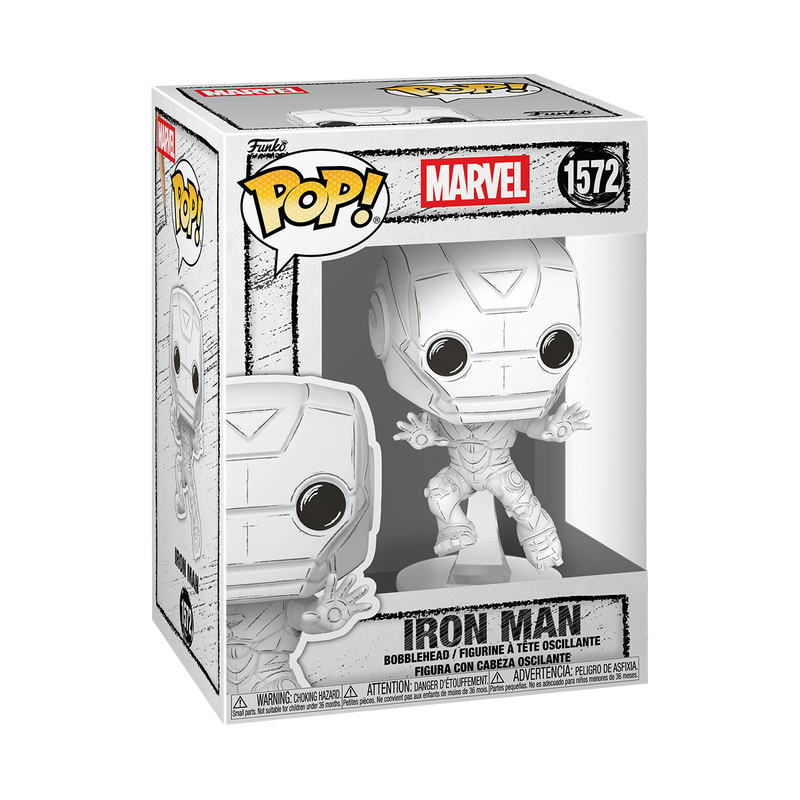 Marvel Pop! Iron Man (Sketched Deco)