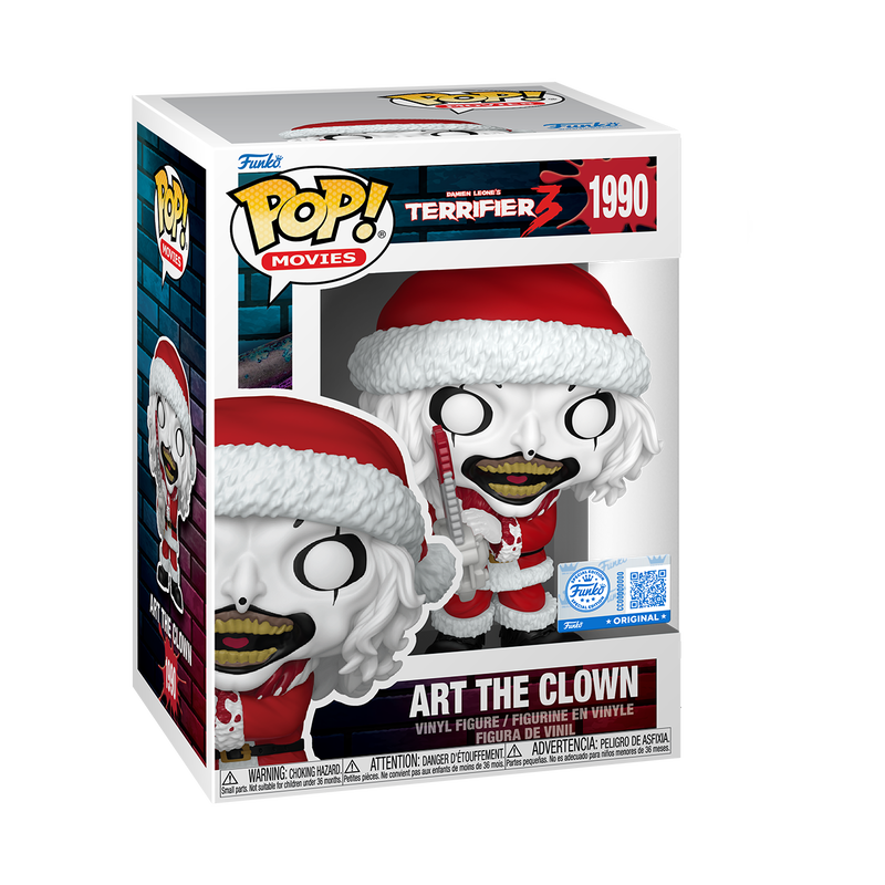 Terrifier Pop! Art the Clown with Chainsaw (Bloody)