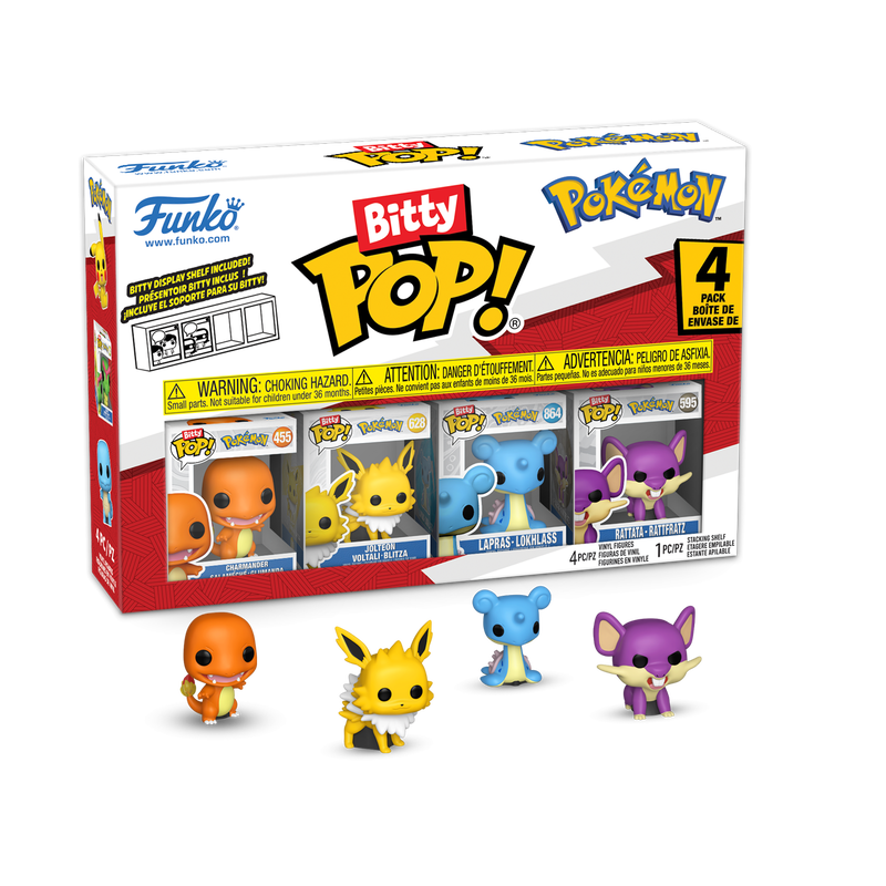 Pokémon Bitty Pop! Pokémon 4-Pack Series 2