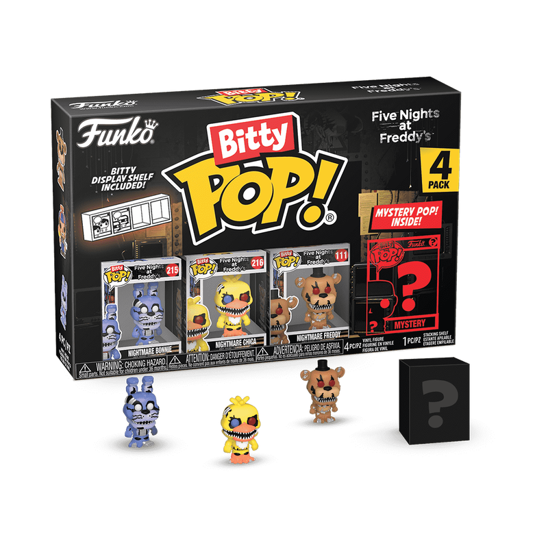 Five Nights at Freddy's Bitty Pop! Five Nights at Freddy's 4-Pack Series 4