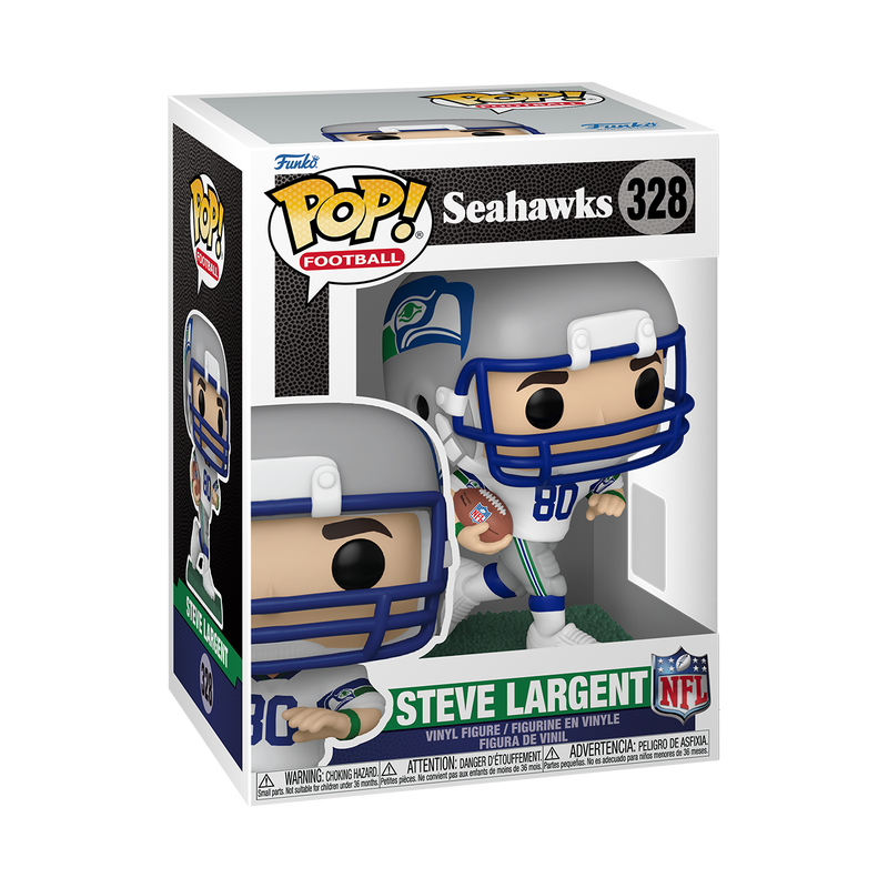 NFL Pop! Steve Largent (White & Grey Uniform)