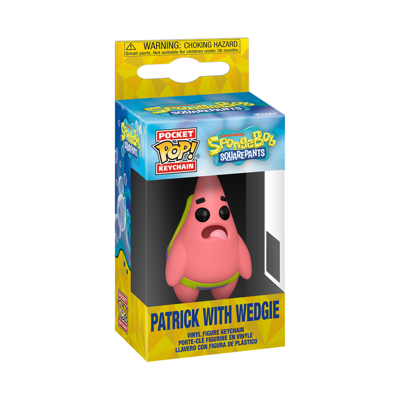 Nickelodeon Pop! Keychain Patrick with Wedgie