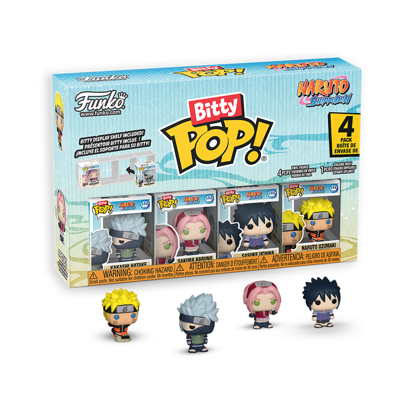 Naruto Bitty Pop! Naruto 4-Pack Series 1