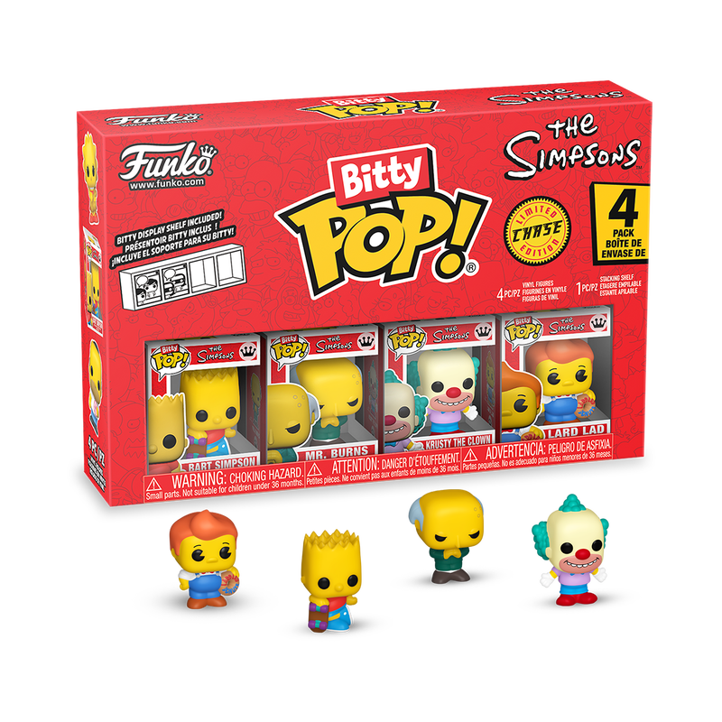 The Simpsons Bitty Pop! The Simpsons 4-Pack Series 1