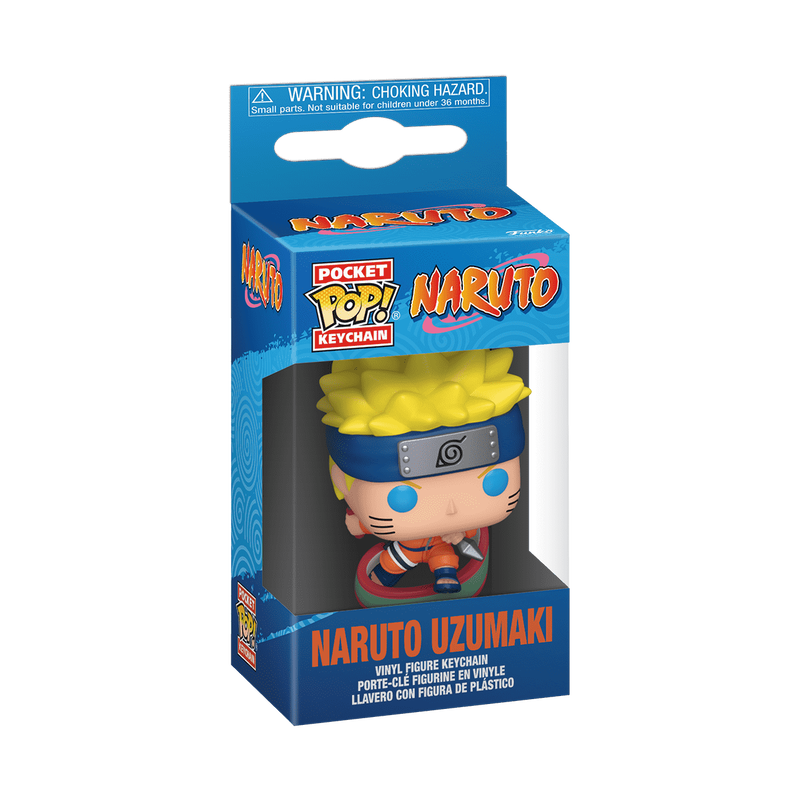 Naruto Pop! Keychain Naruto Uzumaki with Scroll