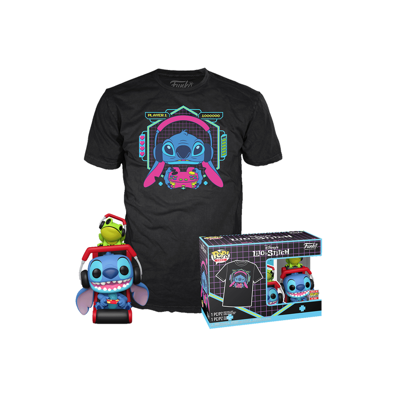 Disney Pop! & Tee Gamer Stitch With Frog