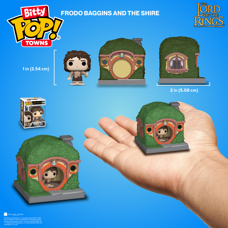 The Lord of the Rings Bitty Pop! Towns Frodo Baggins and The Shire