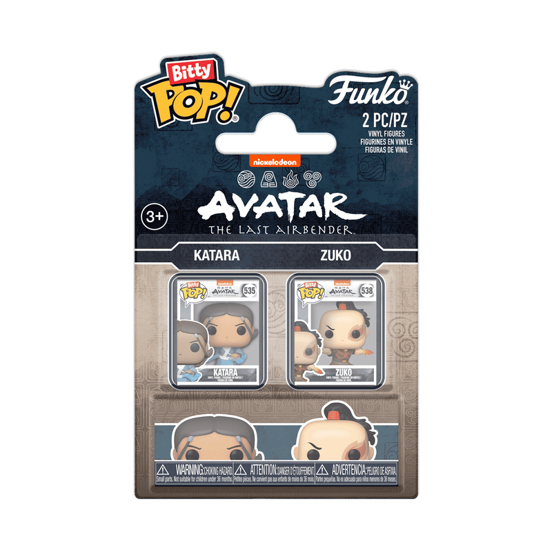Nickelodeon Bitty Pop! Katara & Zuko 2-Pack