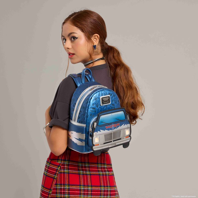 Exclusive Stranger Things 5 WSQK Van Mini Backpack