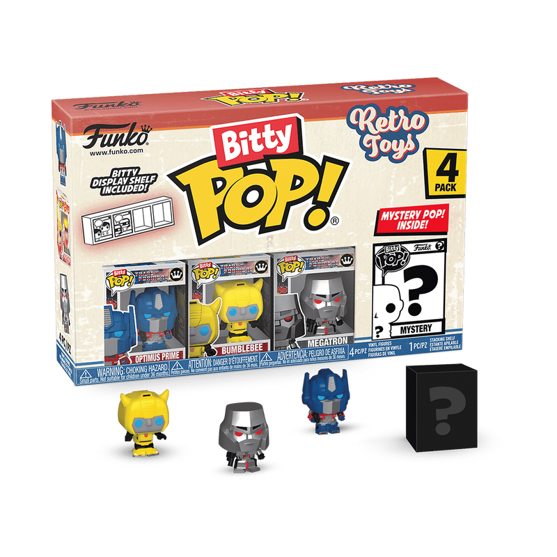 Transformers Bitty Pop! Retro Toys Transformers 4-Pack Series 2