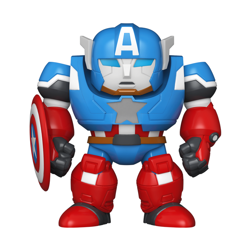 Marvel Bitty Pop! Bitty Bot Captain America Mech with Captain America