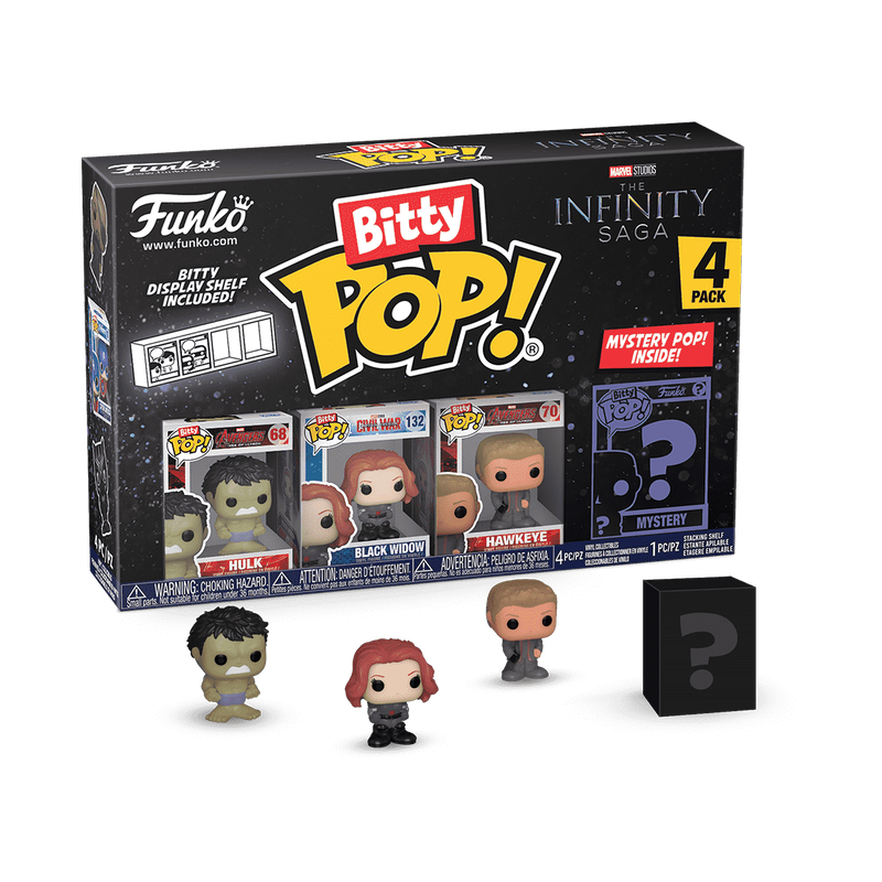 Marvel Bitty Pop! Marvel the Infinity Saga 4-Pack Series 2