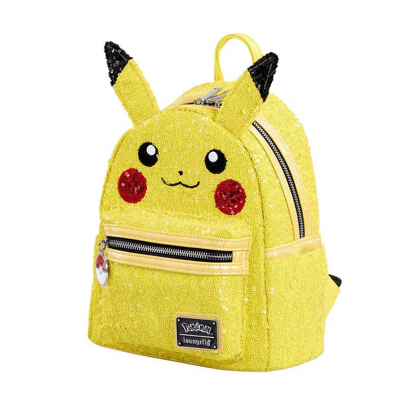 Pokémon Sequin Pikachu Cosplay Mini Backpack