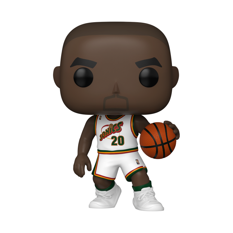NBA Pop! Gary Payton (White Home Uniform)