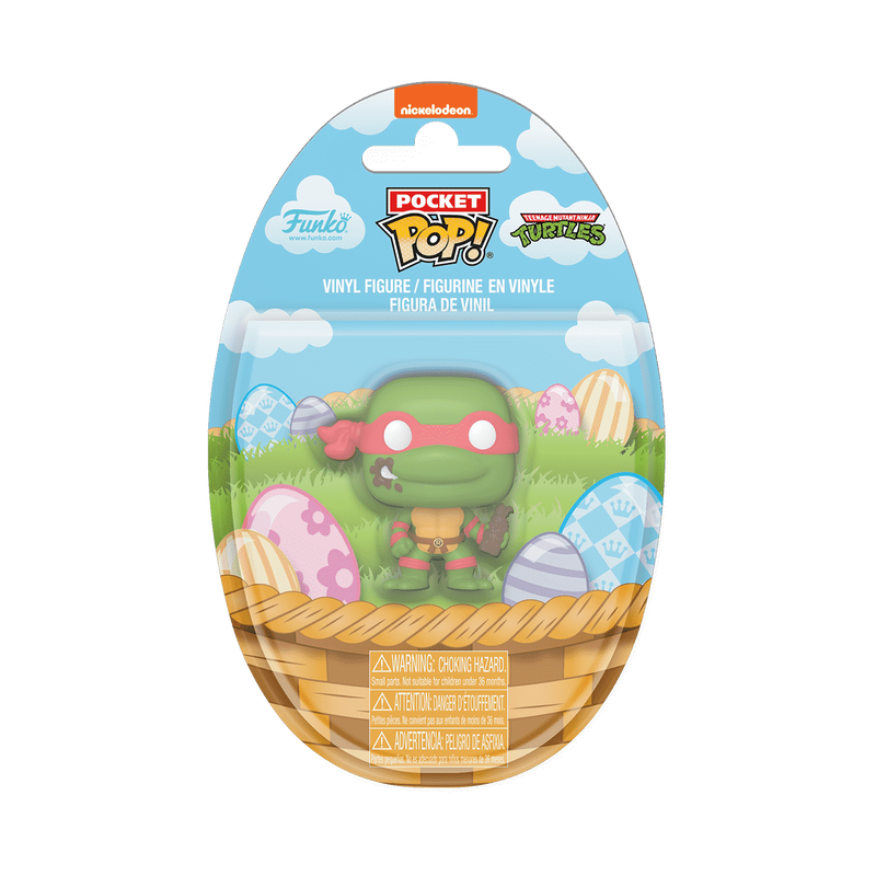 Teenage Mutant Ninja Turtles Pocket Pop! Raphael with Chocolate Easter Bunny
