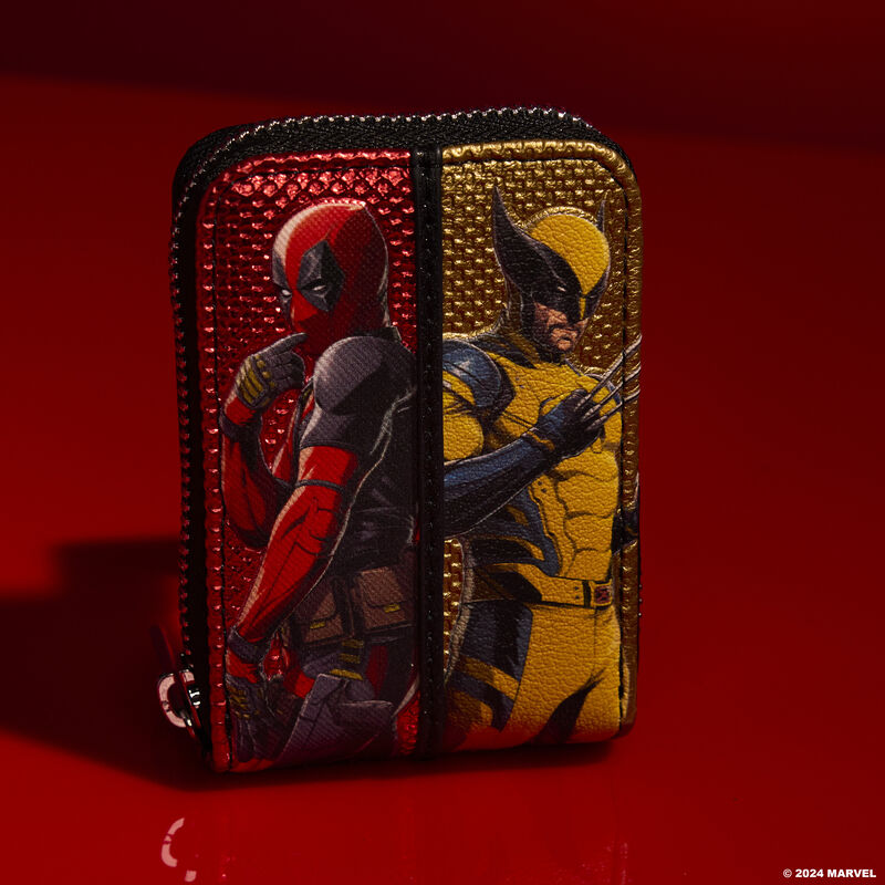 Marvel Deadpool & Wolverine Accordion Zip Around Wallet