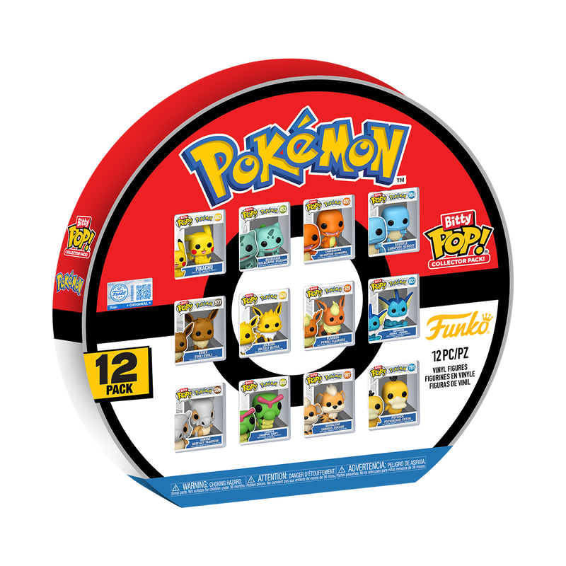 Pokémon Bitty Pop! Collector Pack Pokémon 12-Pack